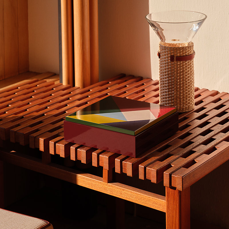 Theoreme Tangram multi-compartment box, large model | Hermès